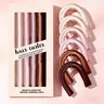 6PCS Velvet Rod Heatless Hair Curler Headband - Heatless Styling Tools for All Ages, Soft Cloth Glides, No Tugging, Frizz Control, Prevents Split Ends/Damage, Easy Wrap-and-Wear Setup for Short/Long Hair, Easy Styling (Great for Birthdays)