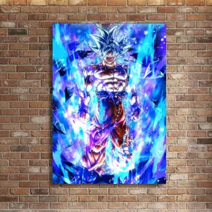 Anime Manga Wall Art, Vibrant Sunset Sky Print, Japanese Anime Decor( Unframed - Print Only )