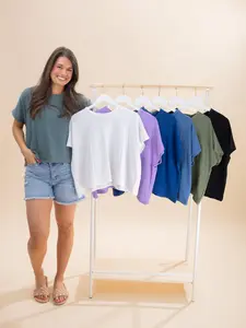 Zenana Cotton Slub Oversized Tee | S/M-2X/3X