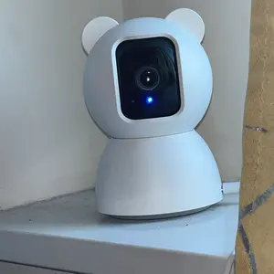 PBSEV  Smart Home Security Camera (Smart Home Gadgets), 360° Rotatable, 1080p Full HD, Full-Color Night Vision, Motion Sensor, 2-Way Audio, Wi-Fi-Bluetooth, Easy Install, Baby Monitor, Remote View, TF Card-Cloud Storage, Housewarming Gift, Monitoring, Con