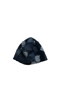 Denim Patchwork Beanie