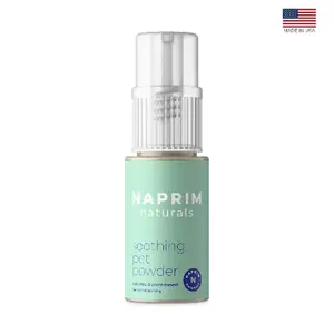 Soothing Pet Powder for Dogs & Cats - Natural Talc-Free Powder for Hot Spots & Itchy Skin by NAPRIM Naturals