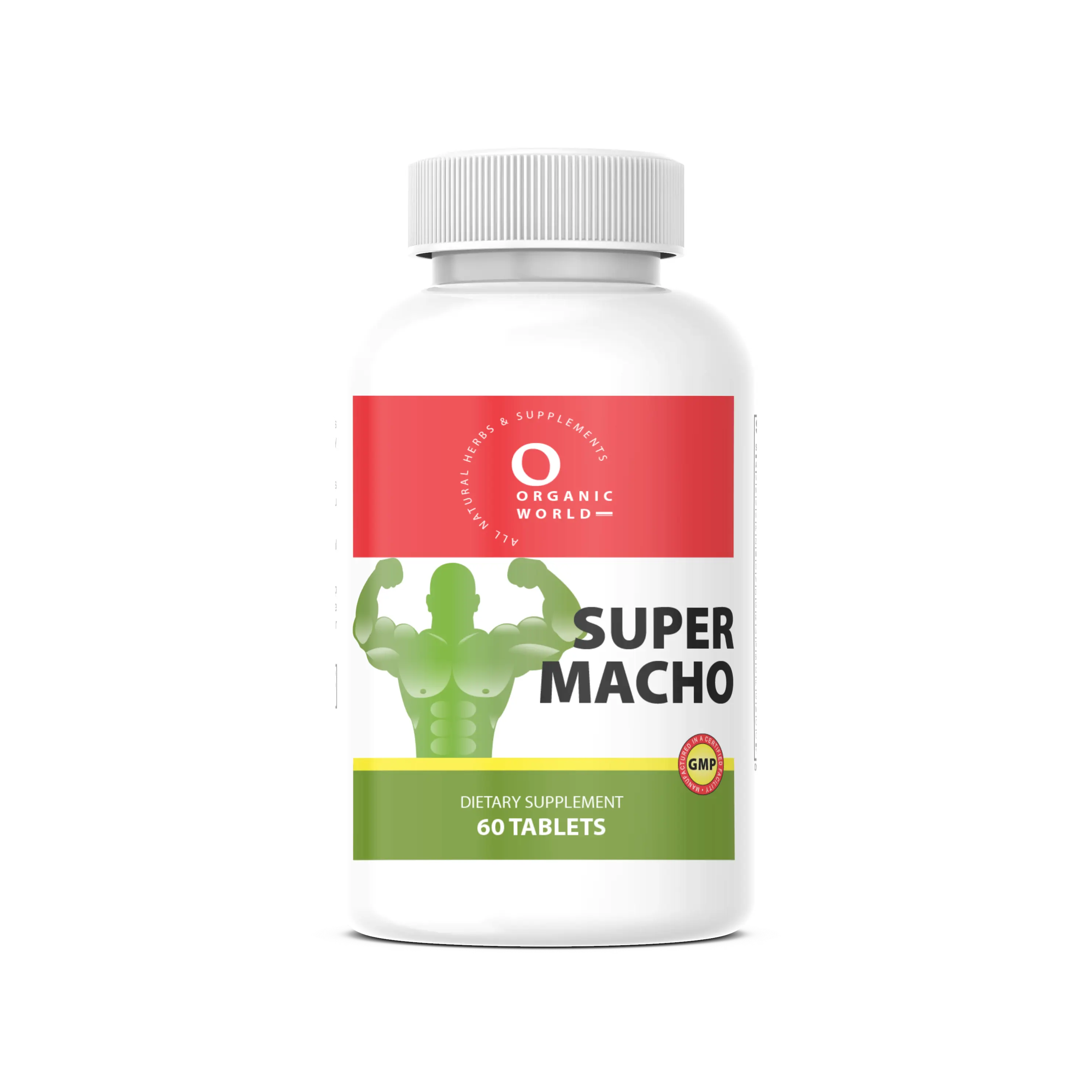 Super Macho - Men’s Vitality Power, 60 Tablets for Energy