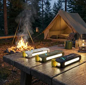 BlackPanda edc Multifunctional Flashlight with Magnetic Attraction for Rain Outdoor and Home Use Portable Camping Light