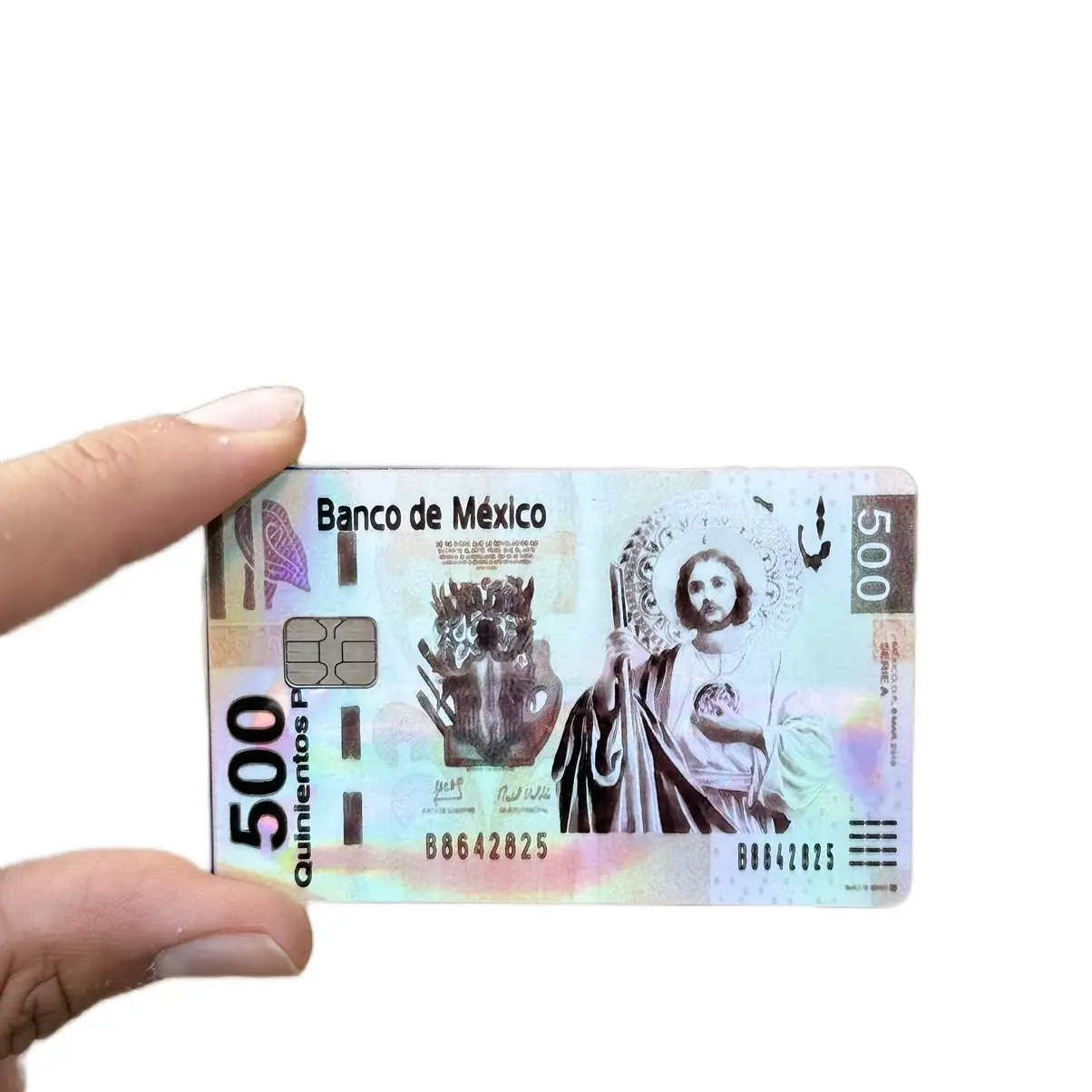 San Judas 500 Debit Card Sticker