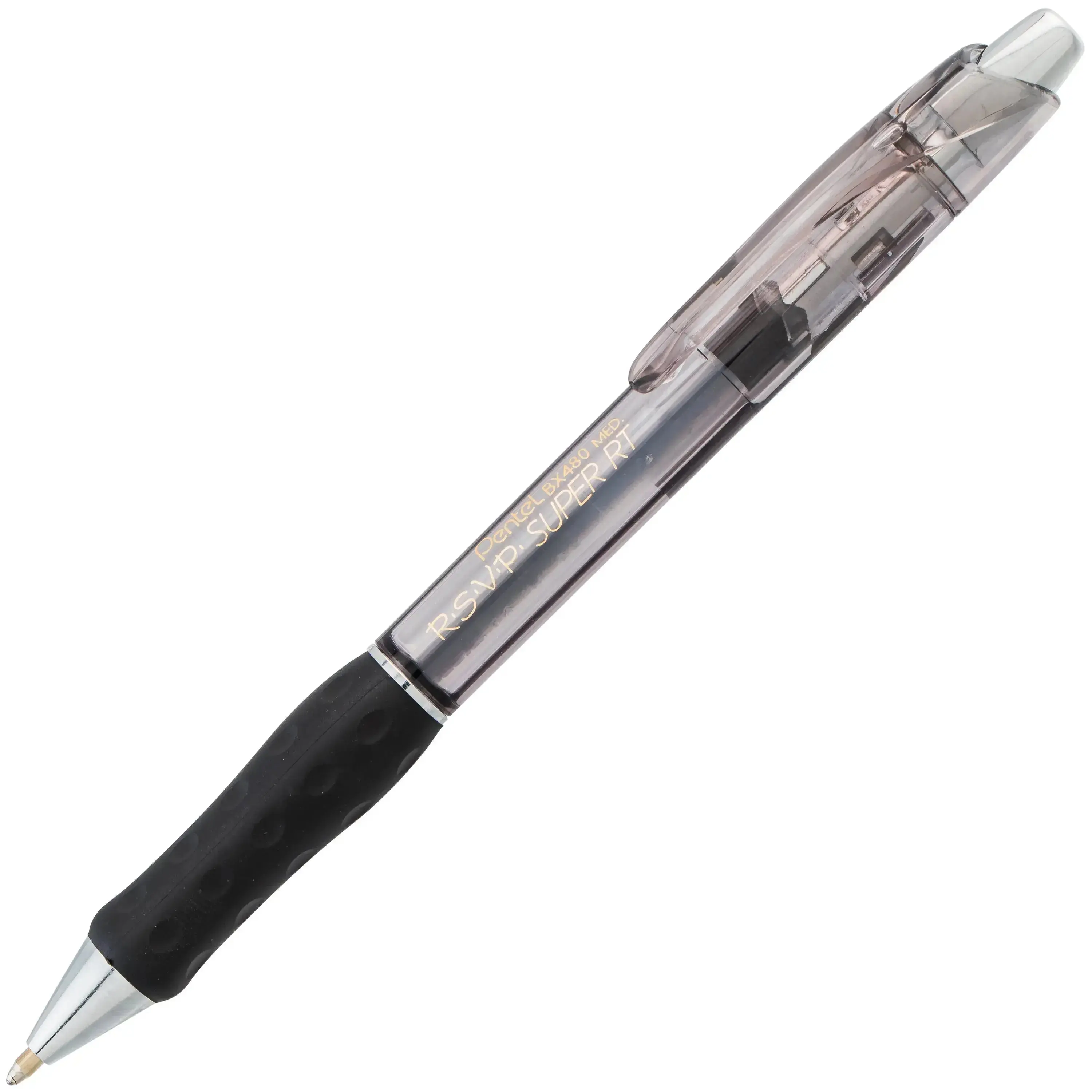 Pentel RSVP Super RT Retractable Ball Tip Pen - Assorted Colors Ink-Based Pen & Refill, Comfortable Grip, Consistent Flow, Durable Construction, Smooth Write, Fine Tip Office Stationery for Daily Use, Retractable Tip