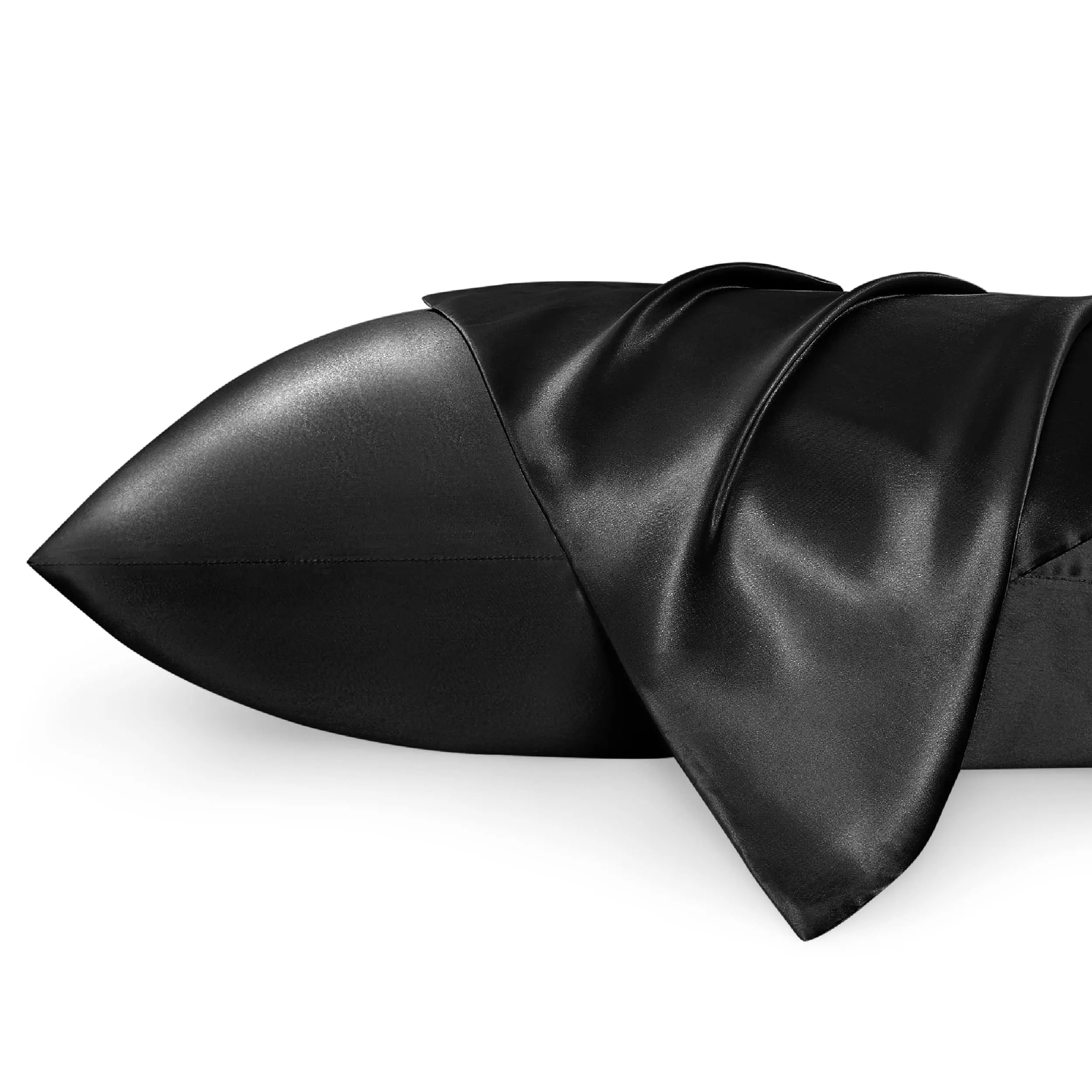 Silky Satin Pillowcases-2 pieces-Hair and Skin Care-Super Soft with Envelope Closure