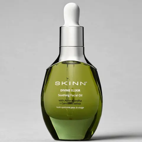 SKINN Divine Elixir Soothing Facial Oil with Ashwagandha Oil for Sensitive Skin Hydrate Moisturize Lightweight Formula
