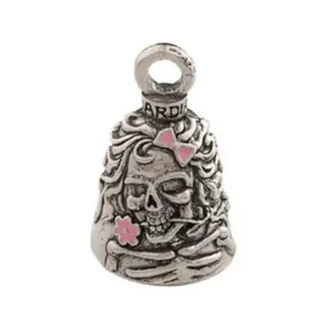 Lady Skull Pink Guardian Bell