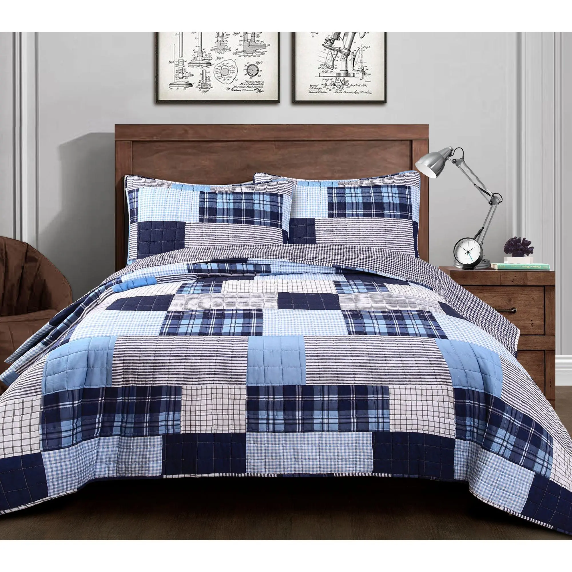Greenville 3-Piece King Quilt Set by Lush Decor