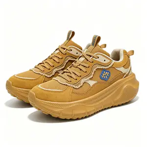 Gorpcore Chunky Platform Dad Shoes Men - Y2K Vintage Non Slip Casual Sneakers - Lightweight Thick Sole Running Hiking Shoes