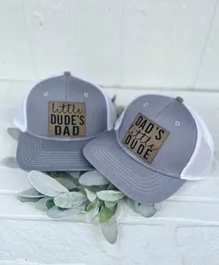 Matching Dad Hats - Dad's Little Dude - Little Dude's Dad - Dude SnapBack Hats