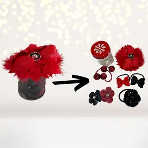 Red and Black Party Favors Jars