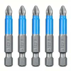 1pc 50mm Single Head Air Batch Non-slip Electric Batch Head Magnetic Cross Electric Drill Screwdriver Head Non-slip Batch Head