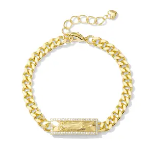 Religious Cuban Bracelet