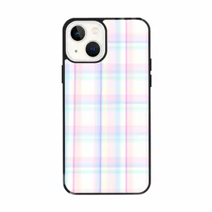Pastel Plaid Phone Case with Soft Hues Durable Material Secure Fit for Most Models Easy to Clean Stylish Accessory