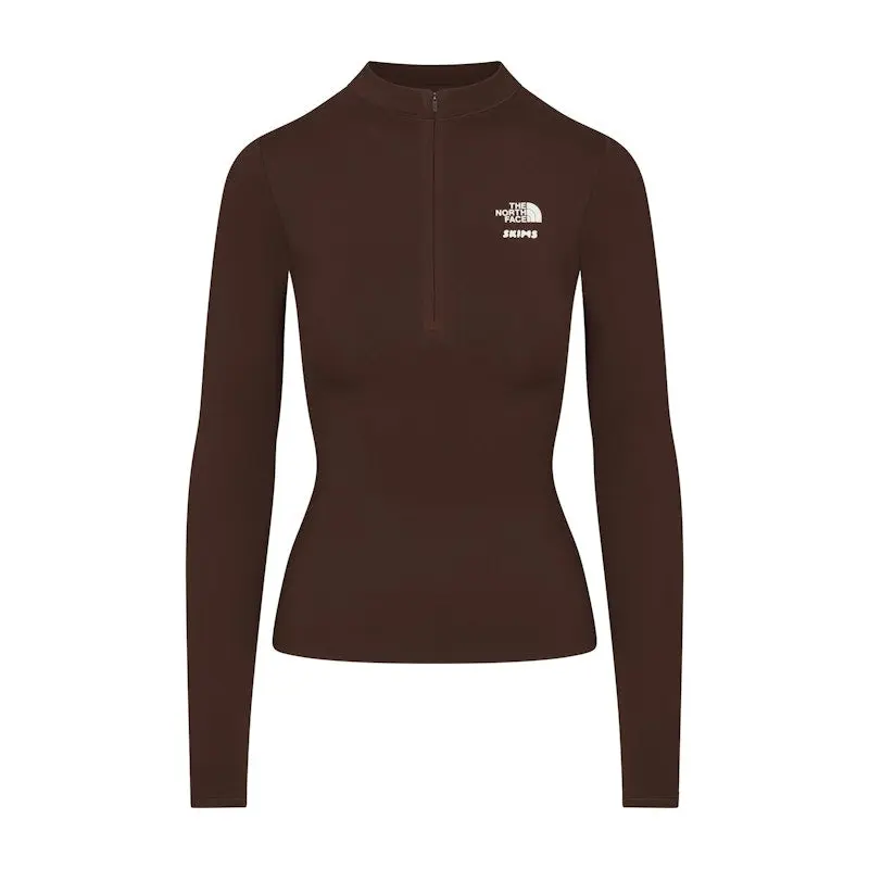 SKIMS x TNF Refina Long Sleeve Top Cocoa (women) by StockX SKIMS x TNF Refina Long Sleeve Top Cocoa (women) by StockX