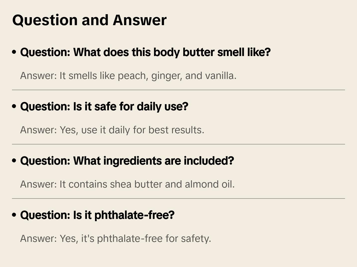 Peach + Ginger Body Butter