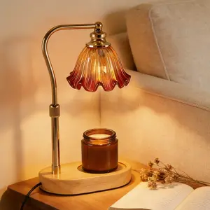 metdark Candle Warmer Lamp with Timer & Dimmable Control - Height Adjustable Wax Melt Warmer for Scented Jar Candles - Flame-Free Home Decor, Birthday Gifts for Women Mom, New Home Essentials