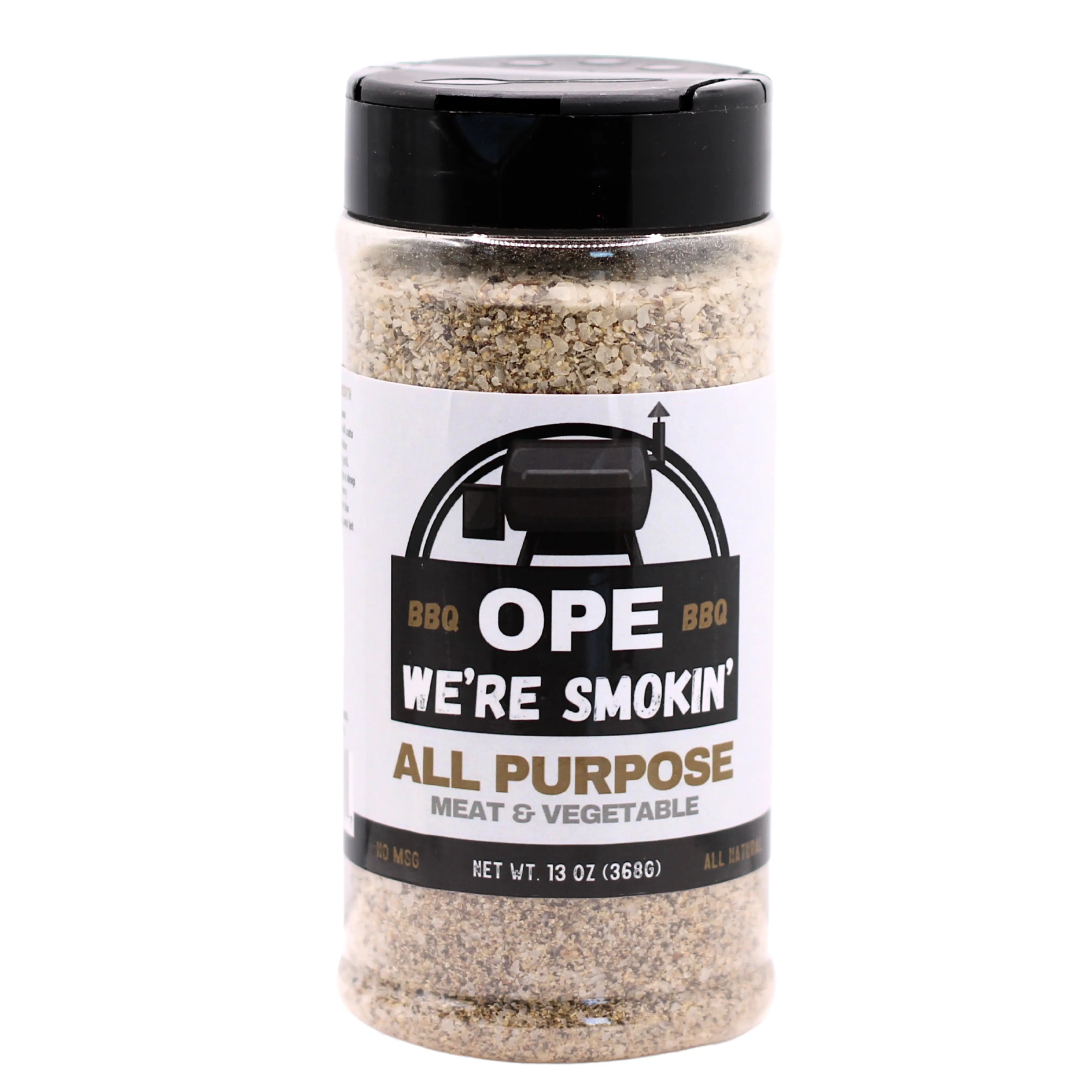 Ope We're Smokin' All Purpose Seasoning – 13oz BBQ Rub for Beef, Pork, Chicken, Veggies & More | Midwest-Inspired Grill Seasoning Blend | Savory Spice for Smoking, Grilling & Everyday Cookin