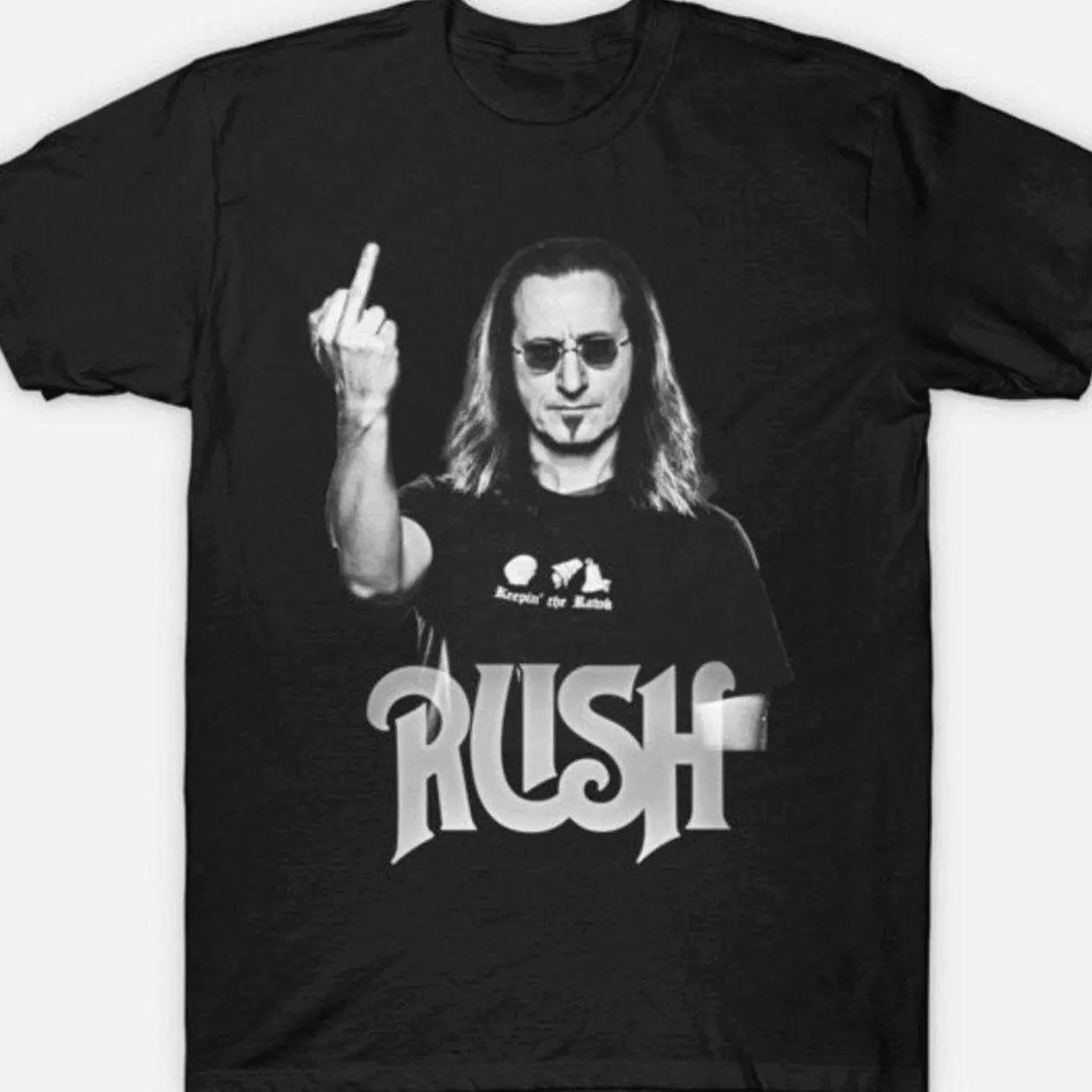rush band / geddy lee / retro T-Shirt WYS W8V FCQ E1V QYK