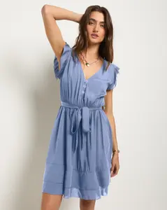 Newport Ruffle Short Dress