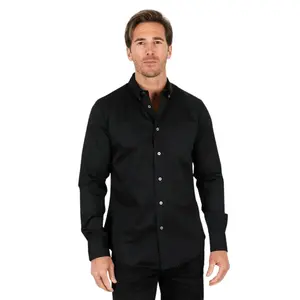 Camisa Platini Negra Motion Satin