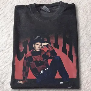 Vintage Garth Brooks T Shirt Mens, Faded Tour Concert Adult 1993 90s Tee, Country Music Festival T-Shirt