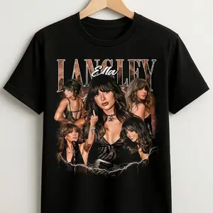 Ella Langley The Dandelion Tour Shirt, Vintage Collage Graphic Tee, Country Concert Outfit T-Shirt, Western Aesthetic Shirt, Fan Gift UUN