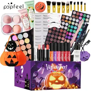 Festival Themed Makeup Set, 1 Set High Quality Cosmetics with Matching Tools and Stylish Travel Bag, Suitable for Facial, Eye, Lip and Hand Care, Stocking Fillers Gift