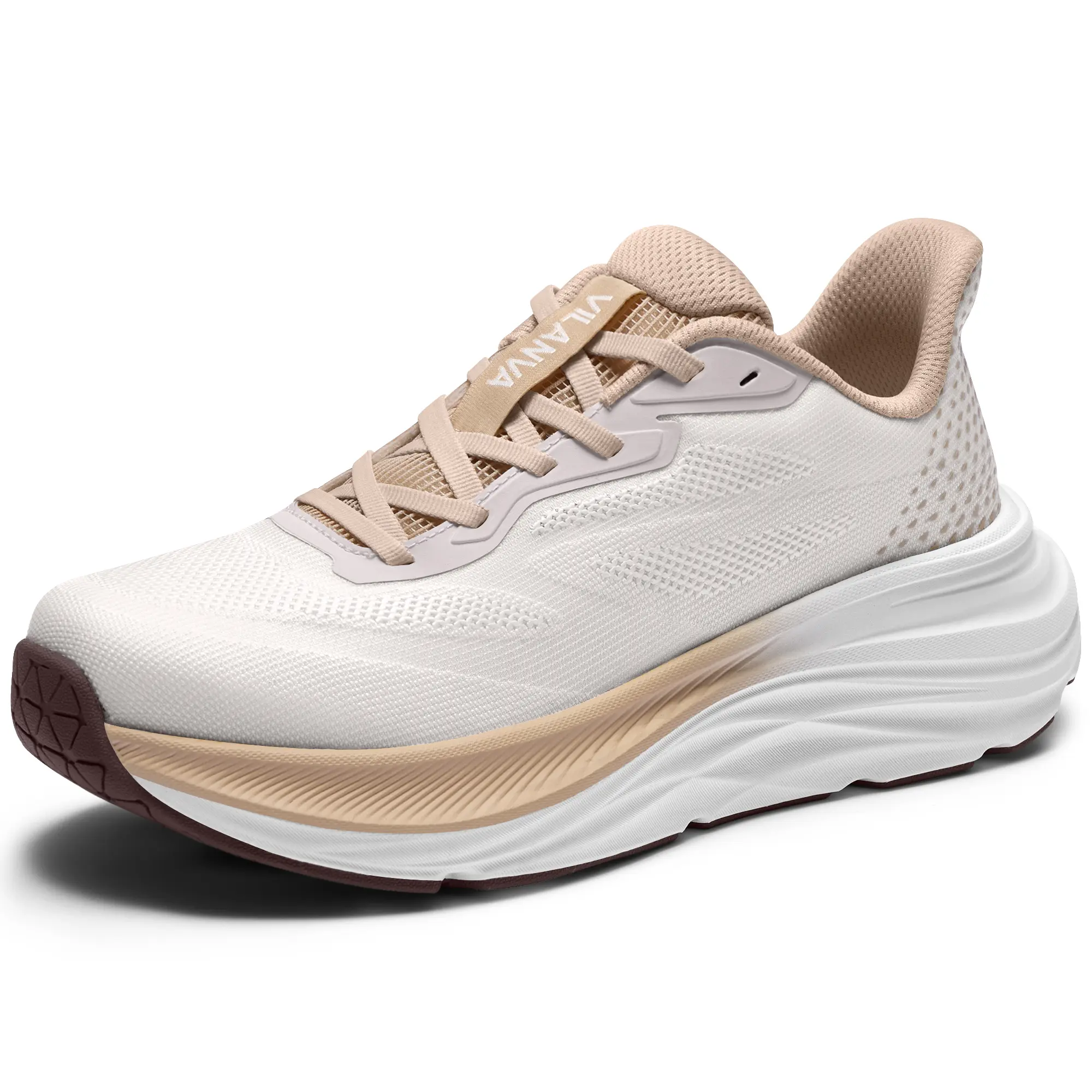 Vilanva women’s walking shoes—cushioned running sneakers for gym cross training; lightweight, breathable, non-slip athletic, trendy tennis shoes