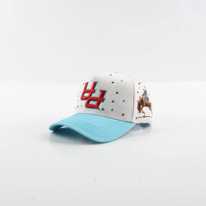 El Mundo De Benito Puerto Rico, Secret Pocket Hat with Rhinestone Design