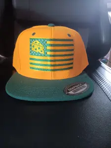 Cheese flag packers cheesehead hat