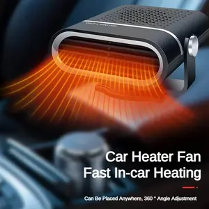Portable Electric Car Heater Fan 12V/24V Fast Heating 360 Degree Rotation Defogger for Windshield & Screen Atomizing Quick Heat Car Window Fan 12v  24v  car  heater  fan descongelador  charger calefactor  para  auto android gps Mult Car Radiator Fan