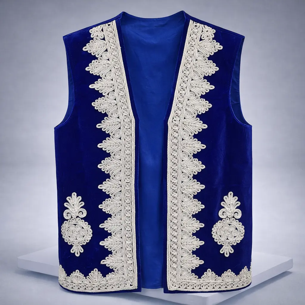 Men’s Afghan Traditional Waistcoat (Gand Vest)