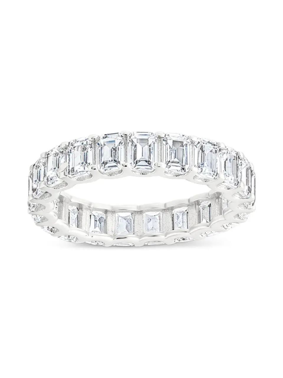 Sterling Silver Rio Baguette CZ Ring