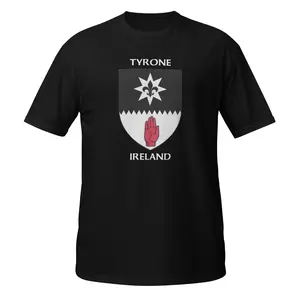 Tyrone Northern Ireland Coat of Arms Short-Sleeve Unisex T-Shirt