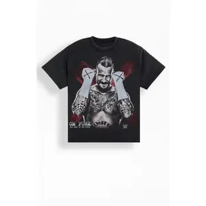 PacSun Men's WWE CM Punk T-Shirt - Multicolor