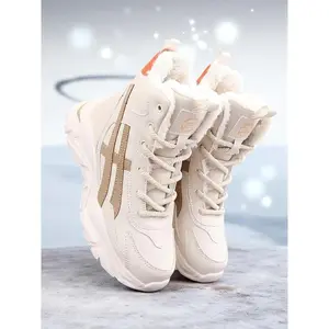 Women's High-Top Warm Snow Boots, Fall & Winter Waterproof Hiking Shoes, Fleece Lined Anti-Slip Outdoor Footwear, Trekking Camping Shoes(Sheets)