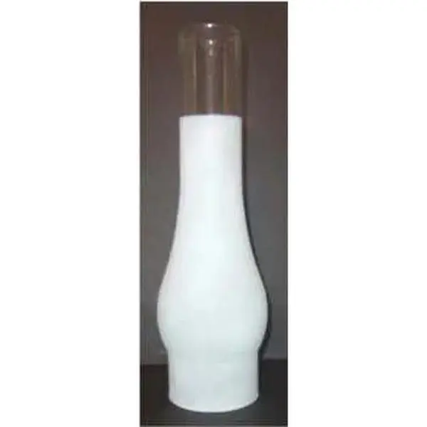 66330 Frost Chimney Lamp Shade – 12" Height, 3" Fitter
