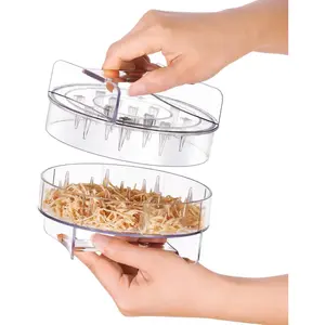 Chicken Shredder - Clear Chicken Shredder Tool Twist, Meat Shredder Tool Twist, Chicken Breast Food Shredded Tool Twist Machine for Dog and Cat Food Meal Prep