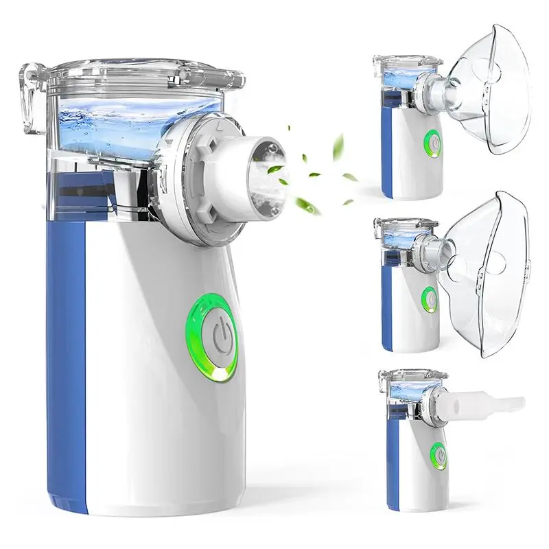 Ultrasonic Air Humidifier, USB Rechargeable Portable Handheld Facial Air Humidifier, Body Care Product for Home & Travel Personal Care Appliances