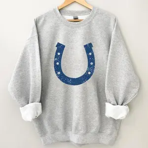 [SALE UP TO 50% + FREE SHIP] - Vintage Indianapolis Football Crewneck Sweatshirt: Distressed Colts Fan Shirt, Cozy Unisex Sweatshirt