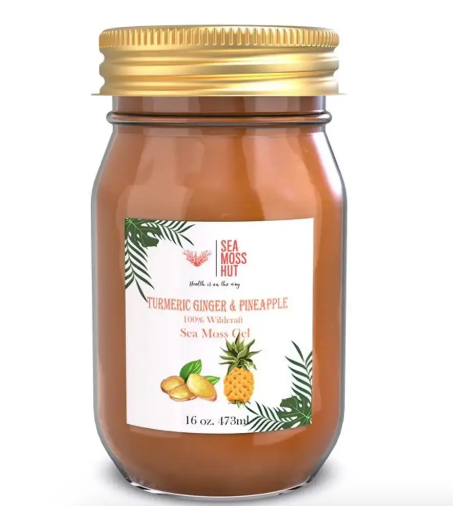 Turmeric Ginger & Pineapple Sea Moss Gel