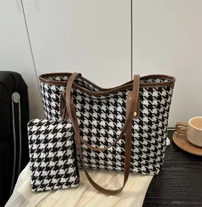 Parisian Check Tote Set