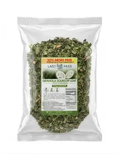 LAST PASS  | Whole Dried Graviola Soursop Leaves (5 oz - 330+ Leaves Per Bag) Hoja De Guanabana, 100% All Natural Delicious Fresh Tea | From Mexico | Premium Wildcrafted Quality.