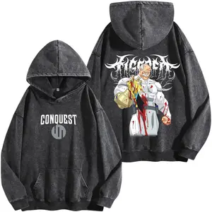Conquest Invincible Season 4 Superhero Comic Graphic Washed Hoodie, Vintage Washed Oversized Streetwear Shirt, Viltrumite War Arc Aesthetic, Heavy Cotton Boxy Fit, Fan Game Hype Drop