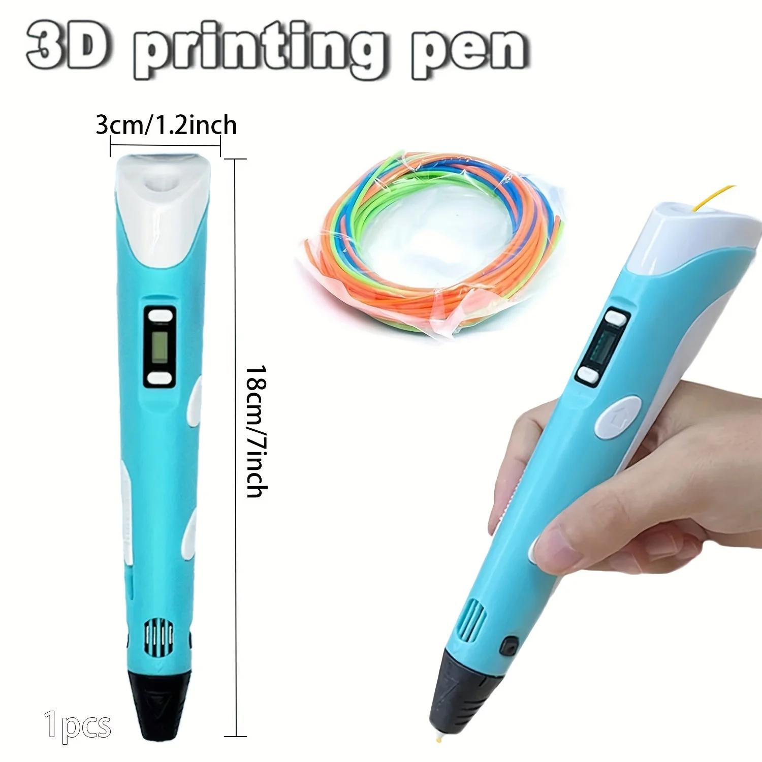New Generation LED Display Electronic 3D Printing Pen Three-Dimensional Graffiti Painting Tool DIY Smart Toy Birthday Gift