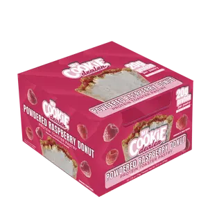 12 Pack 20g Powdered Raspberry Protein Pastry