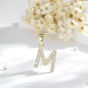 Initial "M" Pendant